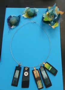 Example of jewellery made by some of Clara's students