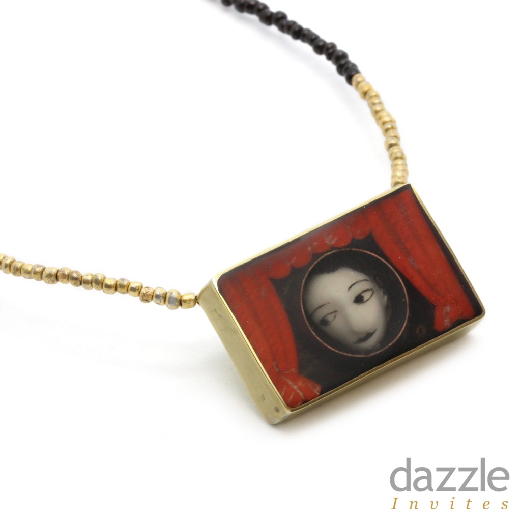 Rachel Larkins Peep Necklace - Dazzle Invites