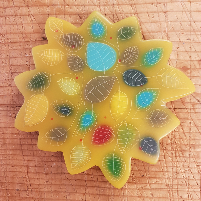 Carla Edwards - Bloomin' Yellow Brooch