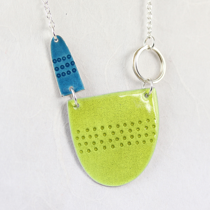Caroline Finlay - Tidal Necklace, Spring Green