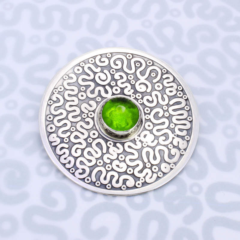 John & Dawn Field - Peridot Brooch