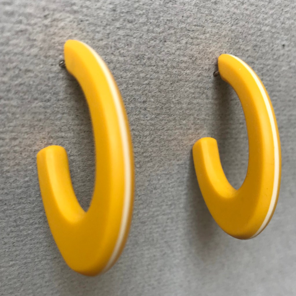 Karen McMillan - Open Back Yellow Hoops