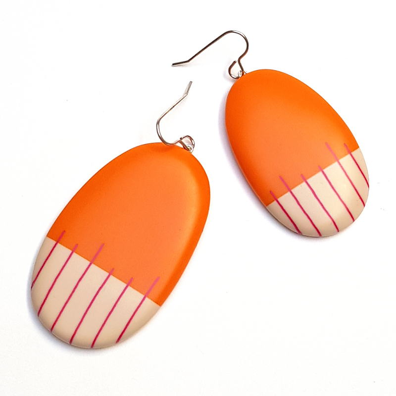 Kaz Robertson - Resin Mismatch Earrings 