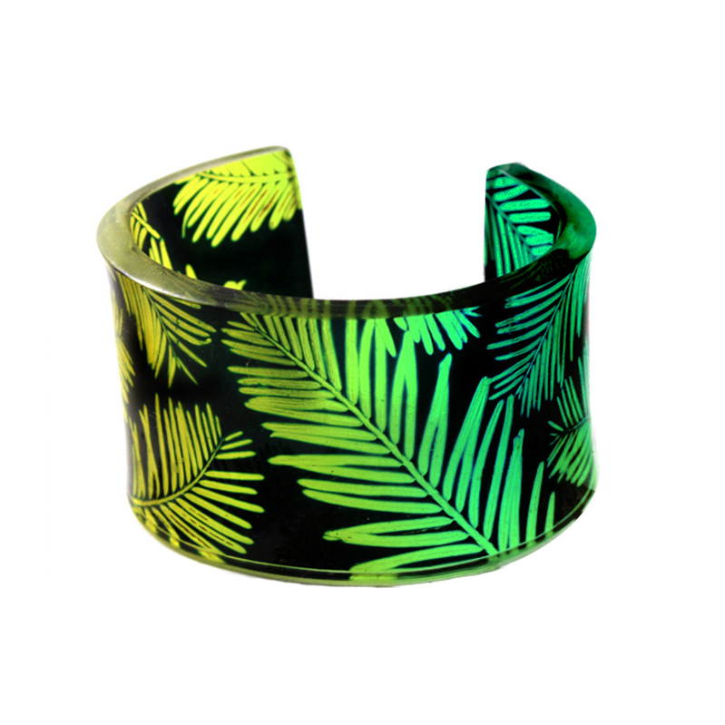 Sue Gregor - Green Dip-Dye Cuff