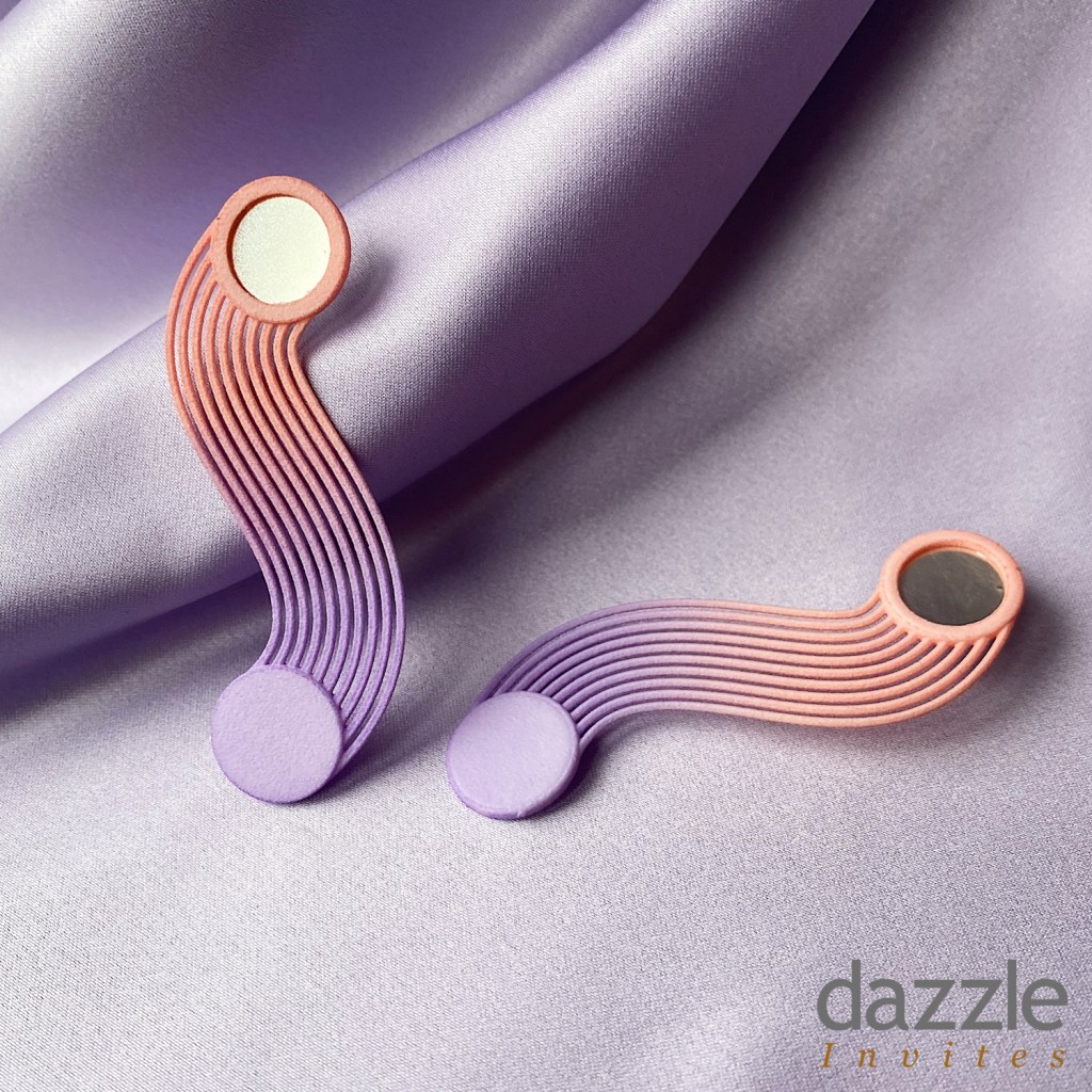Eve Balashova Travelling sunset earrings - Dazzle Invites